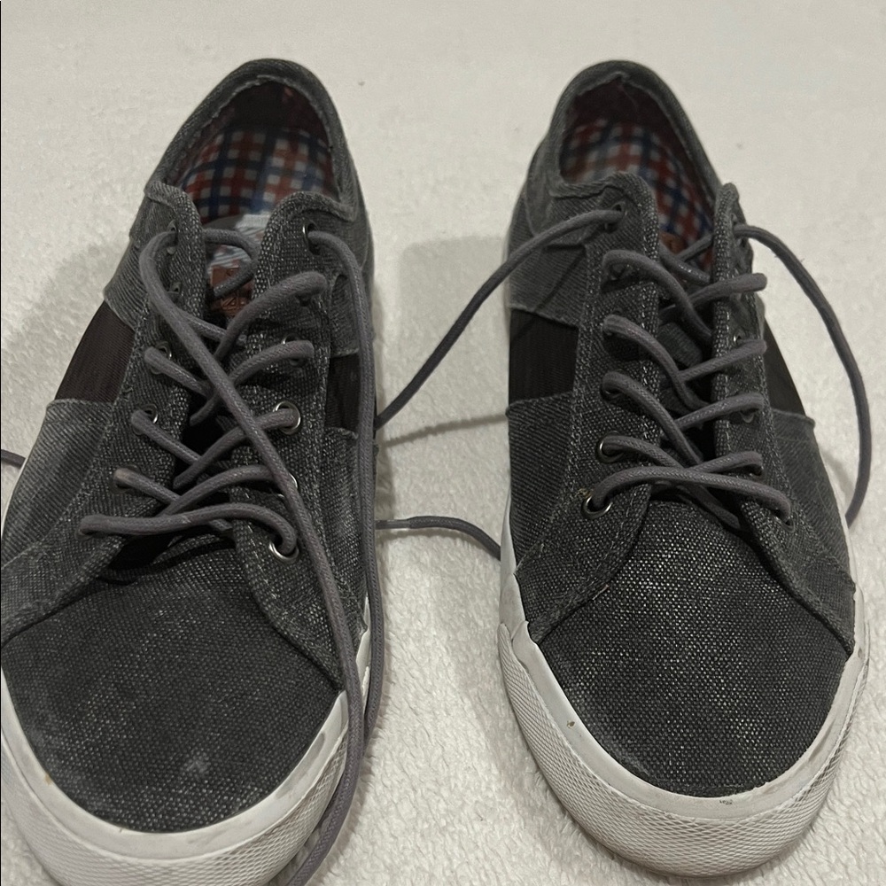Ben Sherman Dark Gray Canvas Sneakers